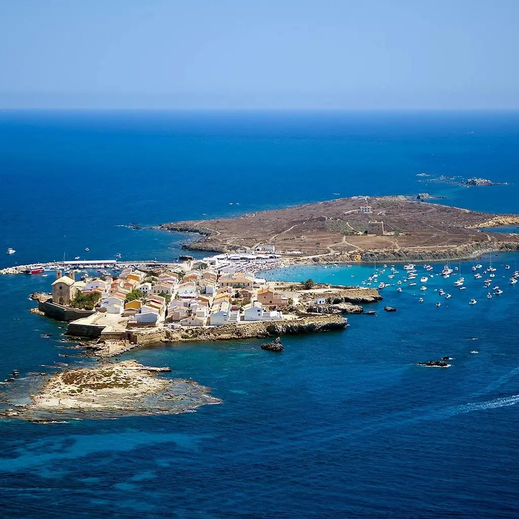 Tabarca Island from above